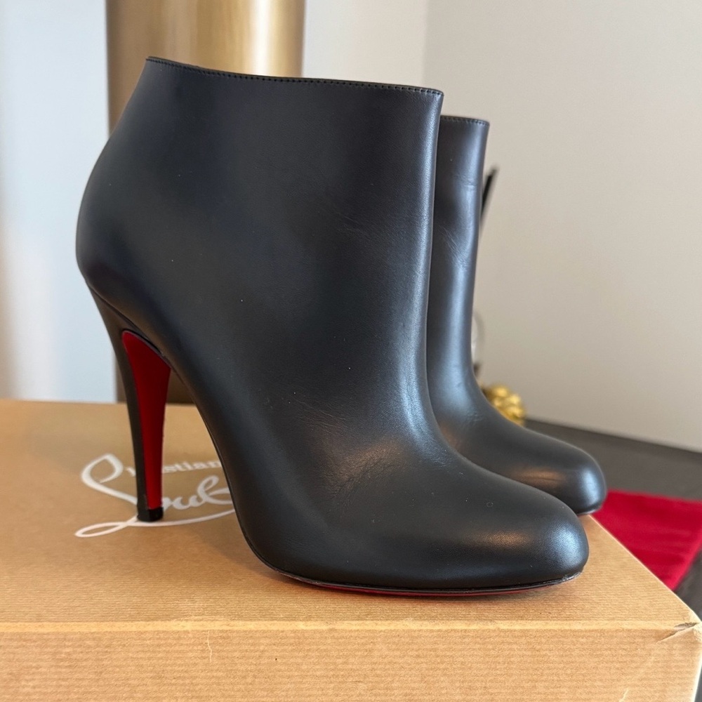 Christian Louboutin Belle 
Leather Booties
